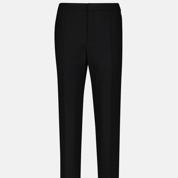 NEW Chloé High-rise Wool-blend Pants in Black size 8 - Picture 4 of 4